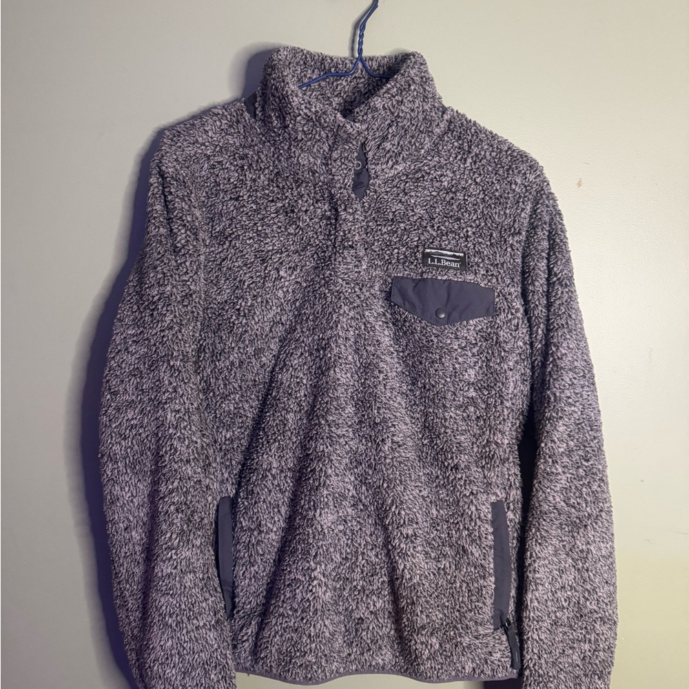 L.L.Bean Women’s Gray Fleece Pullover (S)